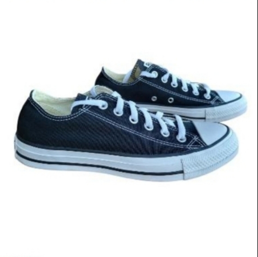 Converse All Star Chuck Taylor Lo Top Athletic Tennis Shoe Sneaker Women 7 Black